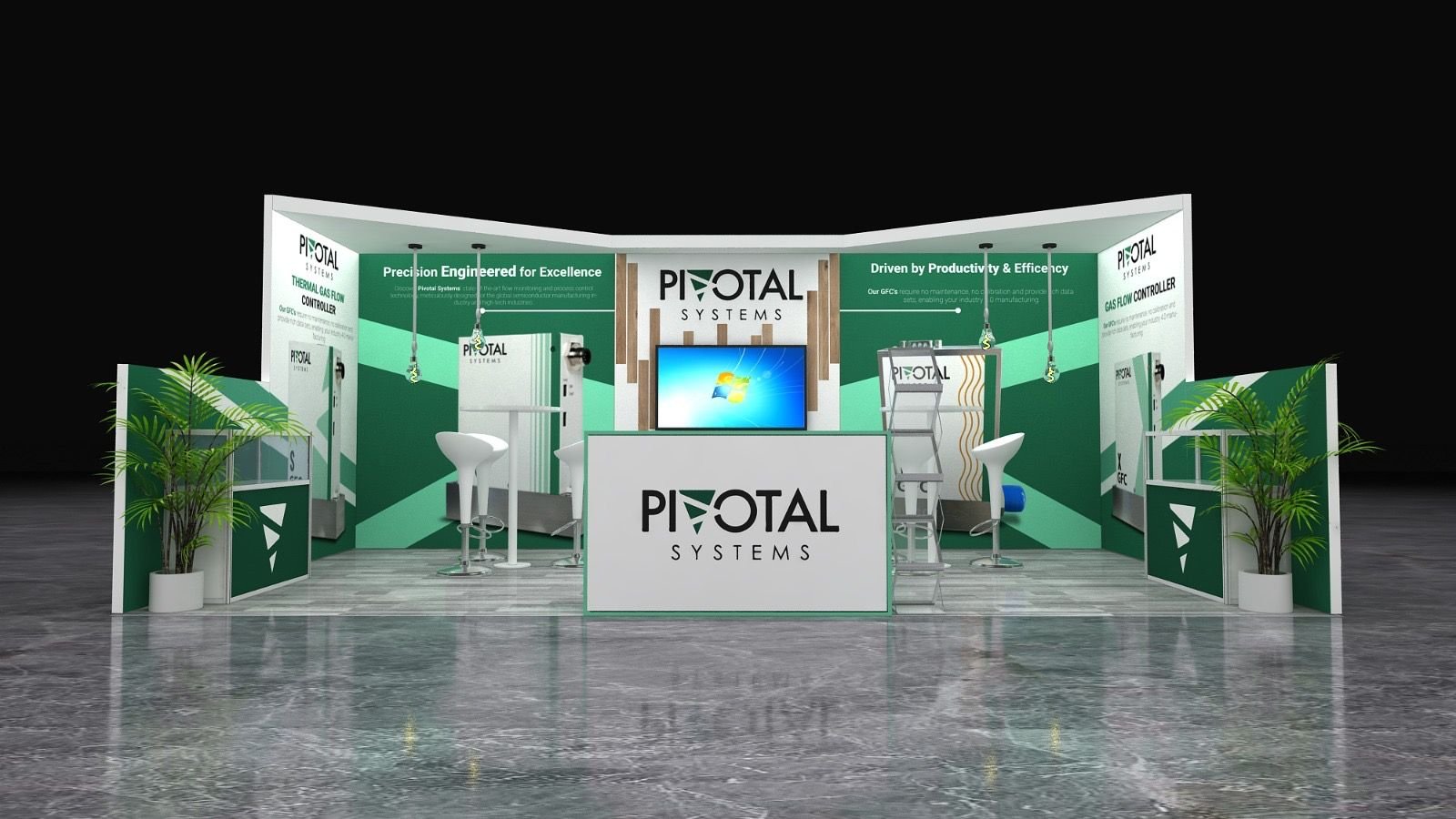 3D booth design for IPPE 2027 by Visistand